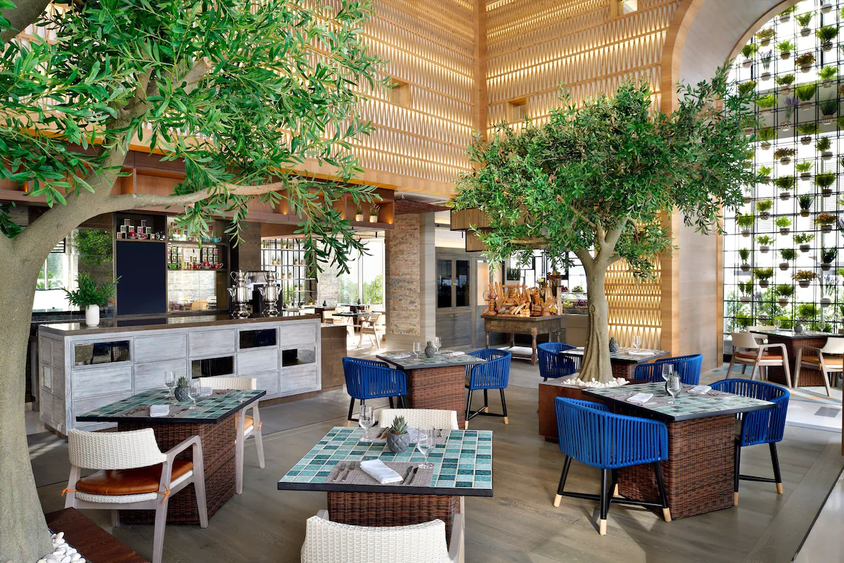 رستوران هتل کراون پلازا دبی مارینا